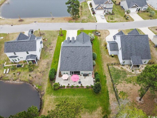 129 Astoria Park Loop, Conway, SC 29526 - birds eye view of property featuring a residential view and a water view
