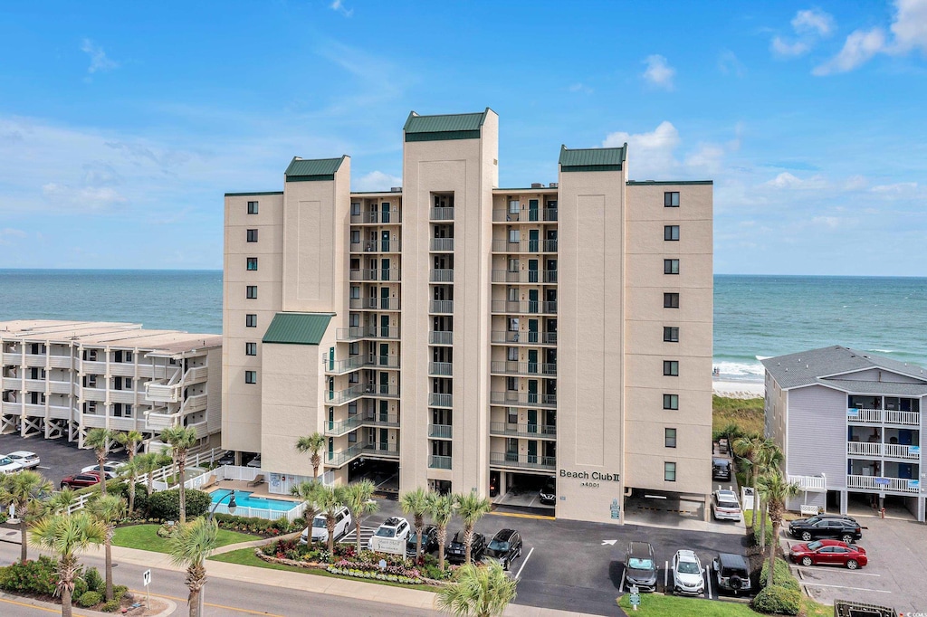 4001 S Ocean Blvd Unit 4E, North Myrtle Beach, SC 29582 - view of property with a water view