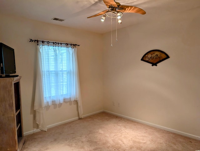 601 Hillside Dr N Unit 2245, North Myrtle Beach, SC 29582 - empty room with light colored carpet, ceiling fan, and baseboards