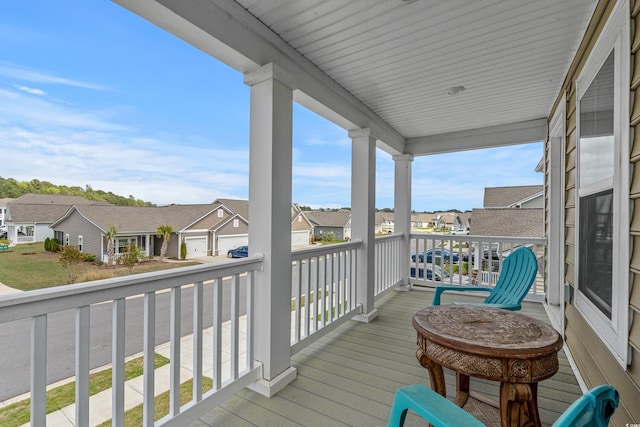 852 Harrison Mill St, Myrtle Beach, SC 29579 - wooden deck featuring a residential view