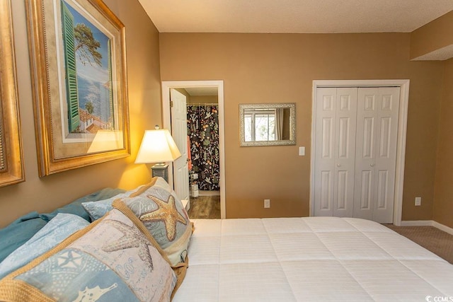 1221 Tidewater Dr Unit 1922, North Myrtle Beach, SC 29582 - bedroom featuring a closet and baseboards