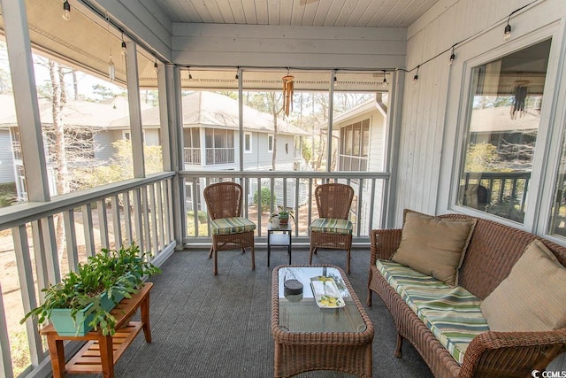 1221 Tidewater Dr Unit 1922, North Myrtle Beach, SC 29582 - sunroom featuring an outdoor living space and healthy amount of natural light