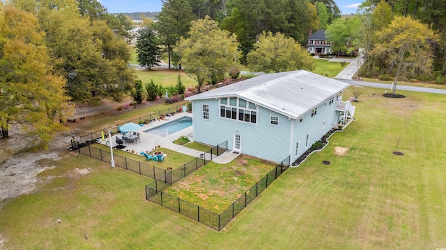 drone / aerial view