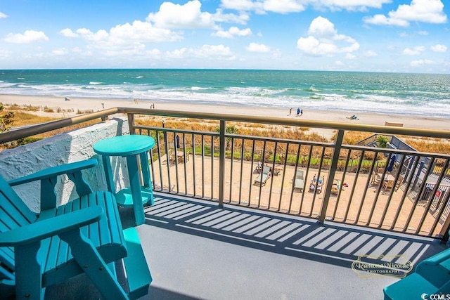2001 S Ocean Blvd S Unit 310, Myrtle Beach, SC 29577 - balcony with view of water and beach