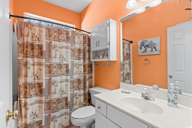 808 Arbor Ln, North Myrtle Beach, SC 29582 - bathroom with vanity and a shower with curtain