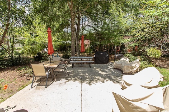 4370 Crepe Myrtle Ct Unit F, Murrells Inlet, SC 29576 - view of patio with outdoor dining space and area for grilling