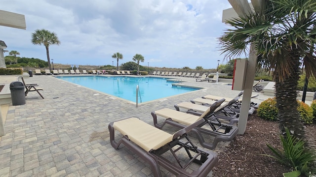 415 Ocean Creek Dr Unit 2443, Myrtle Beach, SC 29572 - community pool with a patio area