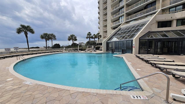 415 Ocean Creek Dr Unit 2443, Myrtle Beach, SC 29572 - community pool featuring a patio