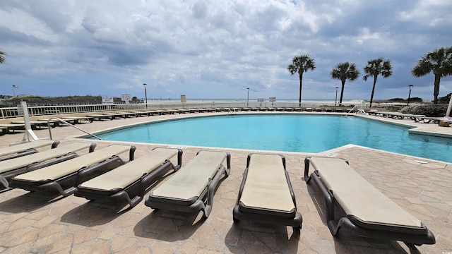 415 Ocean Creek Dr Unit 2443, Myrtle Beach, SC 29572 - community pool with a patio area