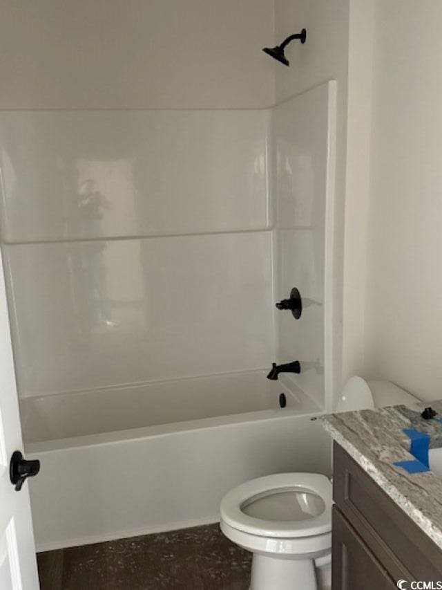 1397 Knotty Branch Rd, Conway, SC 29527 - full bathroom featuring toilet, vanity, and tub / shower combination