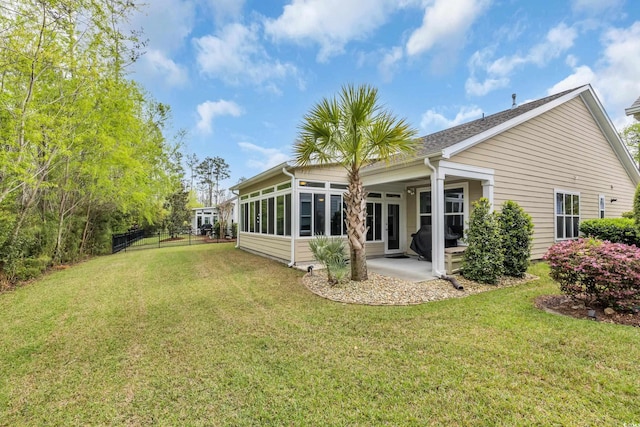 1478 Suncrest Dr, Myrtle Beach, SC 29577 - back of house featuring a sunroom