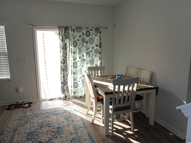 447 Archer Ct, Conway, SC 29526 - dining room featuring wood finished floors and baseboards