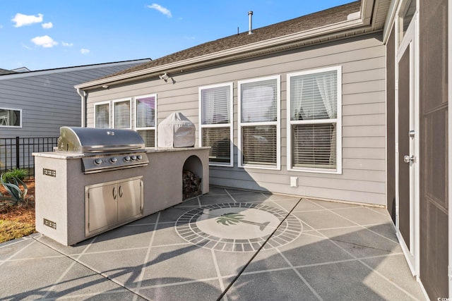 5885 Ledro Ln, Myrtle Beach, SC 29572 - view of patio featuring exterior kitchen