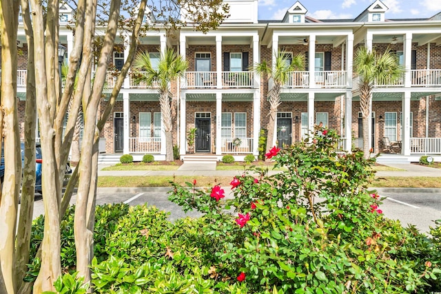 2790 Howard Ave Unit D, Myrtle Beach, SC 29577 - view of front of house featuring brick siding and covered porch