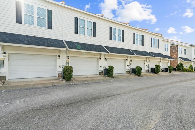 2790 Howard Ave Unit D, Myrtle Beach, SC 29577 - view of property with central air condition unit and a garage
