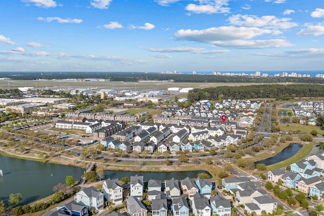 2790 Howard Ave Unit D, Myrtle Beach, SC 29577 - aerial overview of property's location featuring a large body of water and nearby suburban area