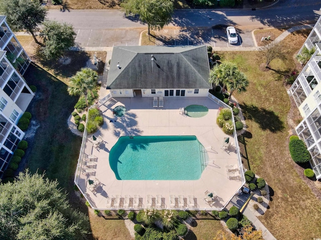 601 Hillside Dr N Unit 2305, North Myrtle Beach, SC 29582 - view from above of property featuring a pool area