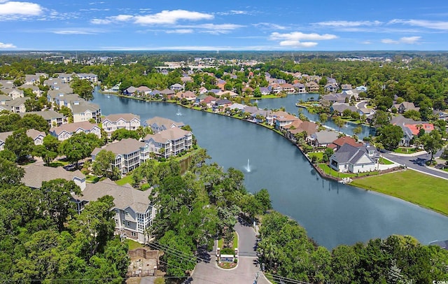 601 Hillside Dr N Unit 2305, North Myrtle Beach, SC 29582 - aerial perspective of suburban area featuring a nearby body of water