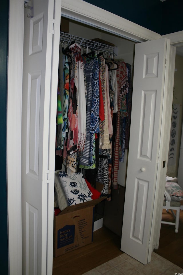 view of closet