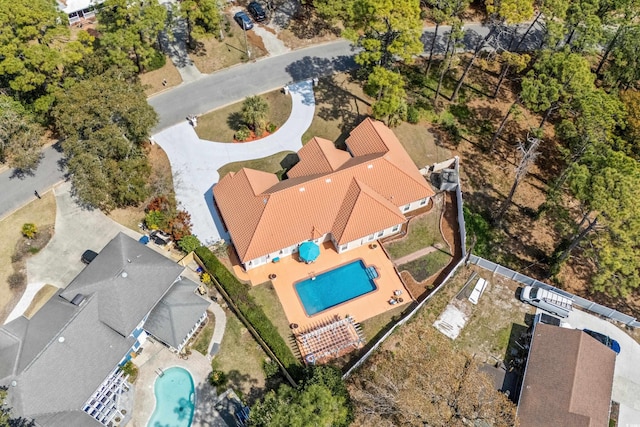 5628 Marion Cir, Myrtle Beach, SC 29577 - drone / aerial view of a pool area