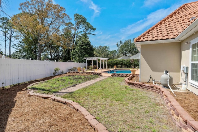 5628 Marion Cir, Myrtle Beach, SC 29577 - view of yard with a pergola and a patio area