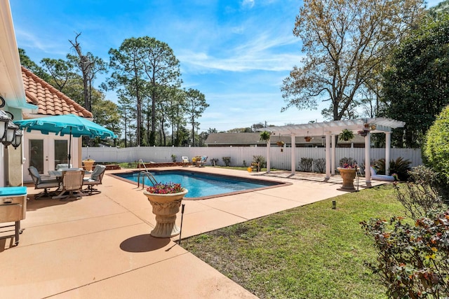 5628 Marion Cir, Myrtle Beach, SC 29577 - view of swimming pool featuring a pergola and a patio area