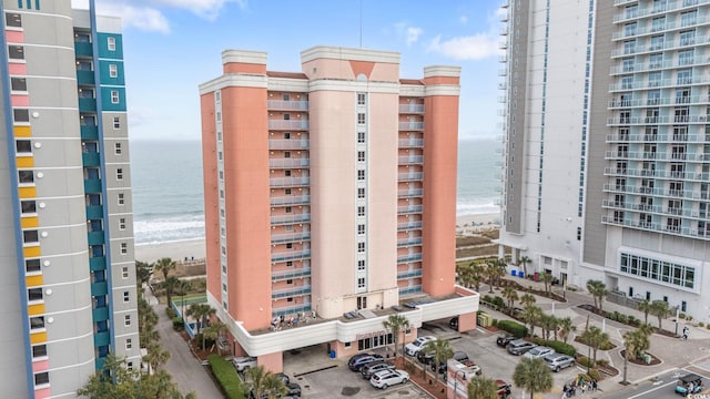 1604 N Ocean Blvd Unit 904, Myrtle Beach, SC 29577 - view of building exterior with a water view
