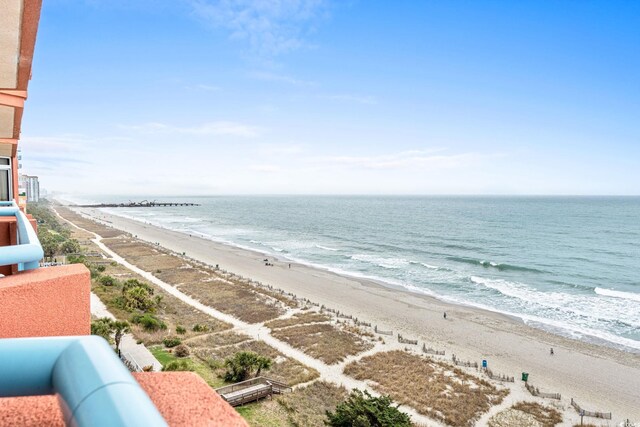 1604 N Ocean Blvd Unit 904, Myrtle Beach, SC 29577 - water view with a beach view