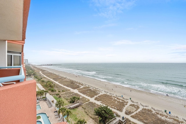1604 N Ocean Blvd Unit 904, Myrtle Beach, SC 29577 - property view of water with a view of the beach