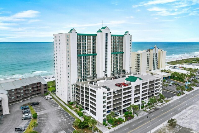 102 N Ocean Blvd Unit 903, North Myrtle Beach, SC 29582 - drone / aerial view featuring a water view