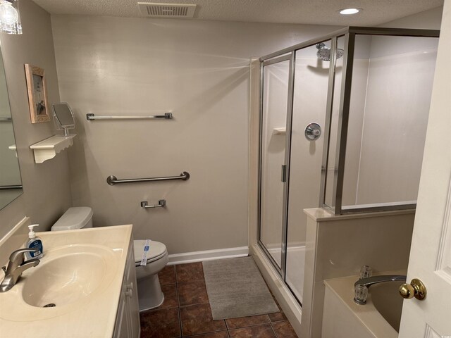 102 N Ocean Blvd Unit 903, North Myrtle Beach, SC 29582 - full bath with baseboards, a stall shower, toilet, visible vents, and a garden tub