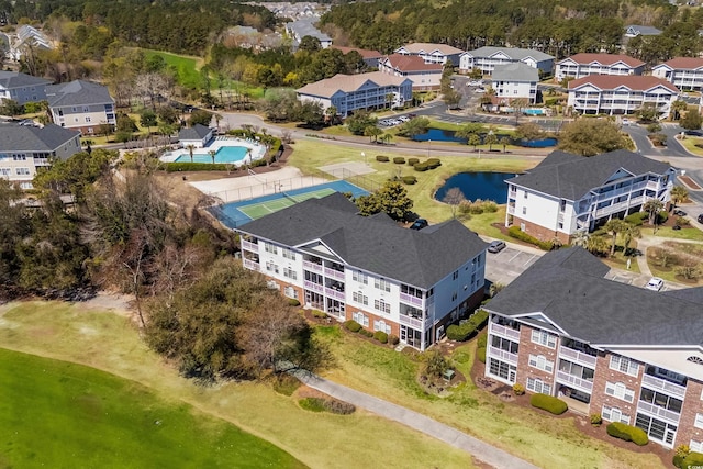 5751 Oyster Catcher Dr Unit 234, North Myrtle Beach, SC 29582 - bird's eye view of a nearby body of water and a pool area