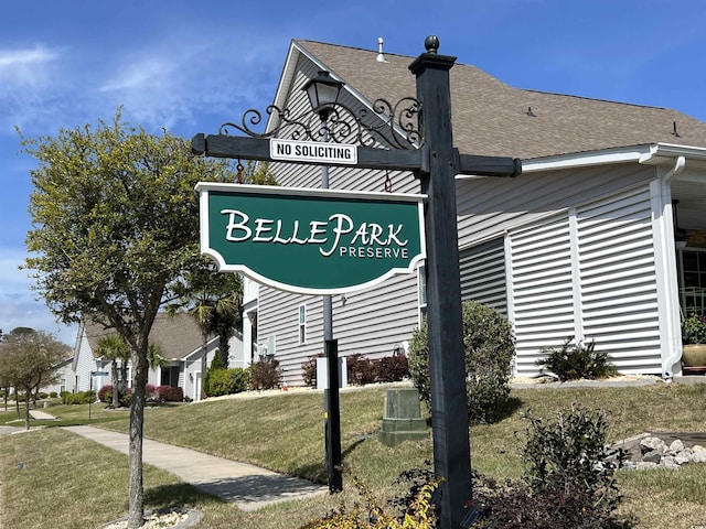 1101 Bronwyn Cir N, Myrtle Beach, SC 29582 - community / neighborhood sign featuring a lawn