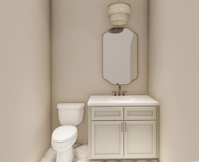 914 Perrin Dr, North Myrtle Beach, SC 29582 - half bath featuring toilet and vanity