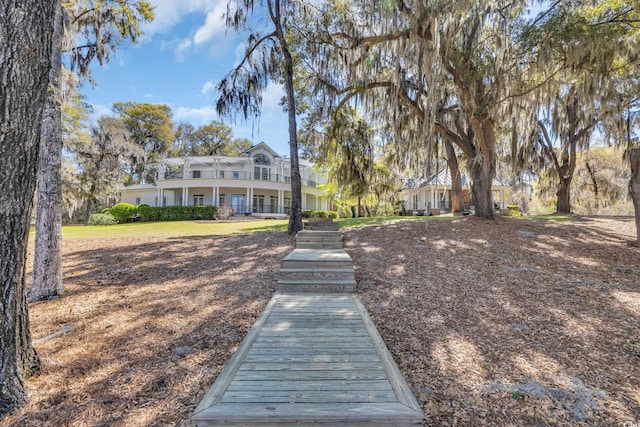 view of back of property