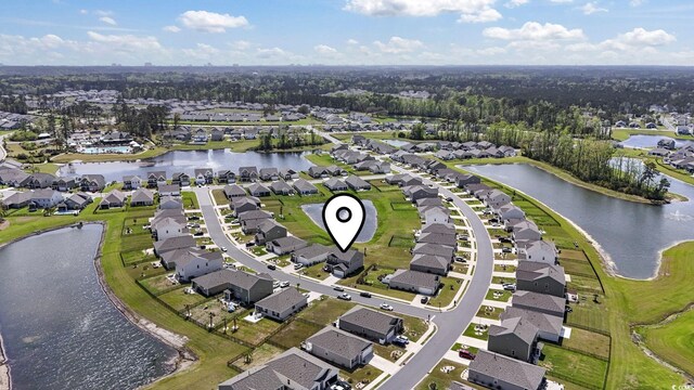 7037 Grant St, Little River, SC 29566 - aerial view of property's location featuring a nearby body of water and nearby suburban area