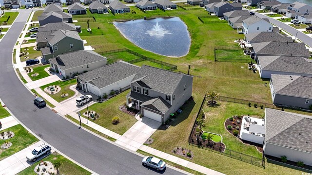 7037 Grant St, Little River, SC 29566 - aerial perspective of suburban area featuring a nearby body of water