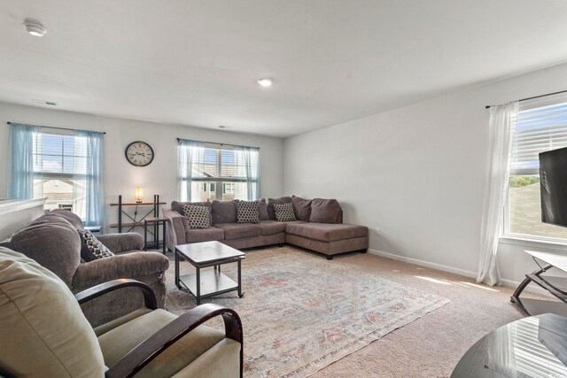 7037 Grant St, Little River, SC 29566 - carpeted living room with baseboards