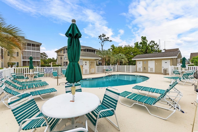 213 Landing Rd Unit A, North Myrtle Beach, SC 29582 - community pool featuring a patio