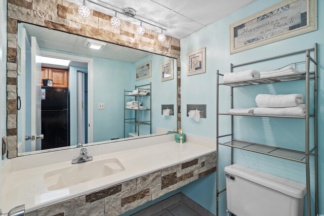 1501 S Ocean Blvd Unit 845, Myrtle Beach, SC 29577 - bathroom featuring toilet and a sink