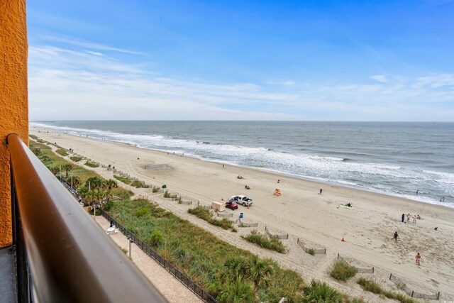 1501 S Ocean Blvd Unit 845, Myrtle Beach, SC 29577 - water view featuring a view of the beach
