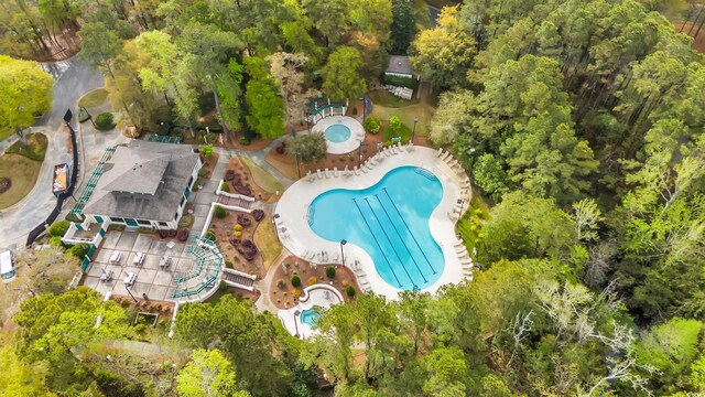 1545 Spinnaker Dr Unit 2C, North Myrtle Beach, SC 29582 - aerial view of a pool area