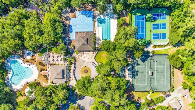 1545 Spinnaker Dr Unit 2C, North Myrtle Beach, SC 29582 - bird's eye view of a pool