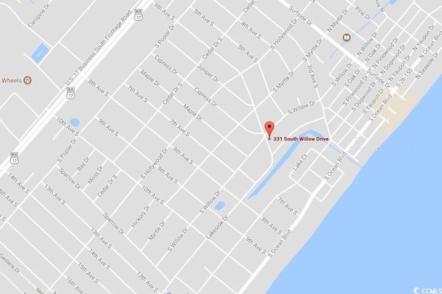 331 S Willow Dr, Surfside Beach, SC 29575 - map