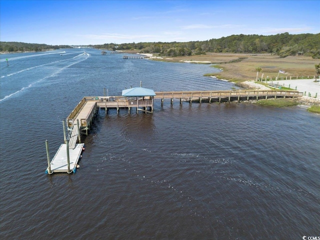 2108 Brunswick Cir, Little River, SC 29566 - dock area with a water view