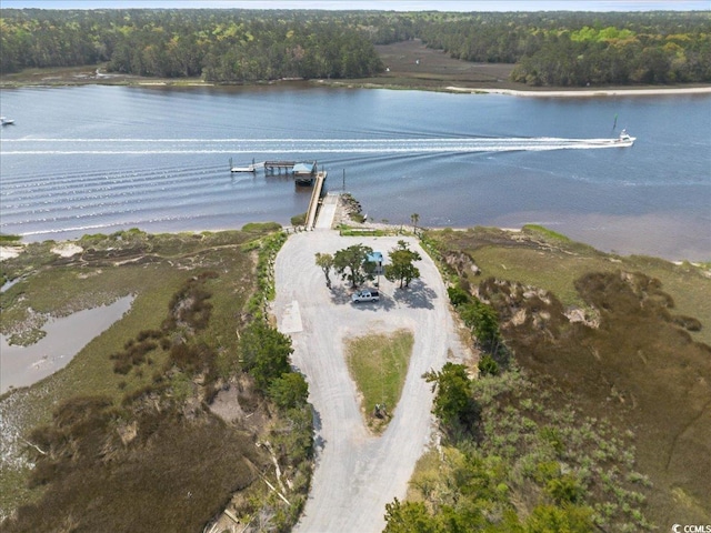 2108 Brunswick Cir, Little River, SC 29566 - aerial view of property's location featuring a large body of water
