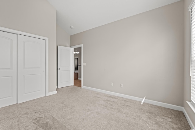 826 Sand Binder Dr, Myrtle Beach, SC 29579 - unfurnished bedroom with carpet flooring, a closet, and high vaulted ceiling