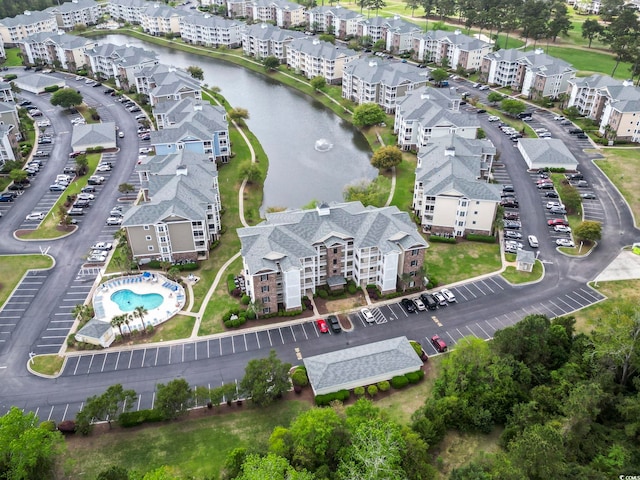 4861 Luster Leaf Cir Unit 104, Myrtle Beach, SC 29577 - aerial overview of property's location featuring a nearby body of water and a pool