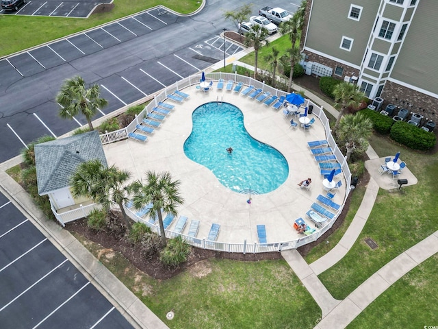 4861 Luster Leaf Cir Unit 104, Myrtle Beach, SC 29577 - drone / aerial view of a pool area