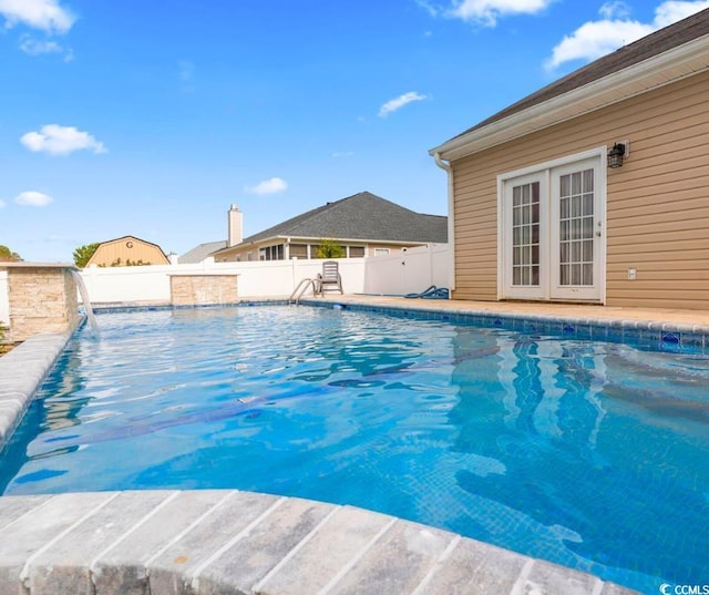 601 Seth Ln, Longs, SC 29568 - view of pool featuring french doors